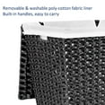 thumbnail image 7 of Member's Mark Laundry Hamper, 19.5" W x 14.5" D x 23" H	, Set of 2, 7 of 11