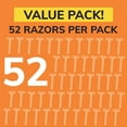 thumbnail image 6 of BIC Sensitive Men's Disposable Razor, Single Blade, 52 ct., 6 of 9