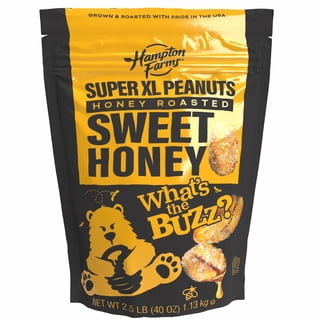 Hampton Farms Hot Honey Super XL Peanuts, 40 oz.