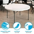 thumbnail image 5 of Lifetime 60" Round Commercial Grade Nesting Folding Table, 5 of 12