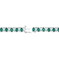thumbnail image 3 of Pear Cut Gemstone Bracelet in Sterling Silver, 3 of 4