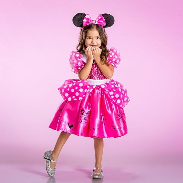 Disney Pink Minnie Kids Prestige Gown Costume