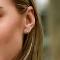 thumbnail image 7 of Round Cut Diamond Martini Set Stud Earrings in 14K Gold, 7 of 8