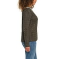 thumbnail image 2 of Lands' End Women's V-Neck Cable Sweater, 2 of 5