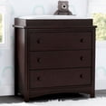 thumbnail image 2 of Delta Children Perry 3 Drawer Dresser with Changing Top and Interlocking Drawers, Choose Color, 2 of 14