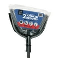 thumbnail image 1 of Member's Mark Heavy Duty Broom and Dustpan Set, 13" Indoor and 15" Outdoor Brooms, 2 Dustpans, 4 piece set, 1 of 8