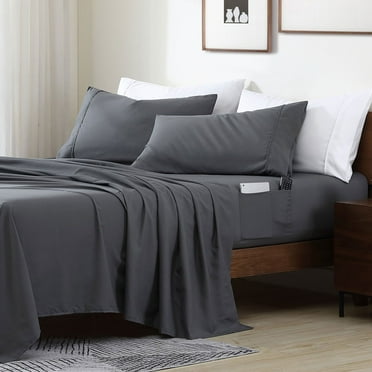 Swift Home Smart Sheet Set With 8" Side Storage Pockets, Assorted Sizes