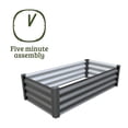 thumbnail image 4 of The Organic Garden Co Hakea 4' x 2' x 1' Metal Rectangle Garden Bed, 4 of 9