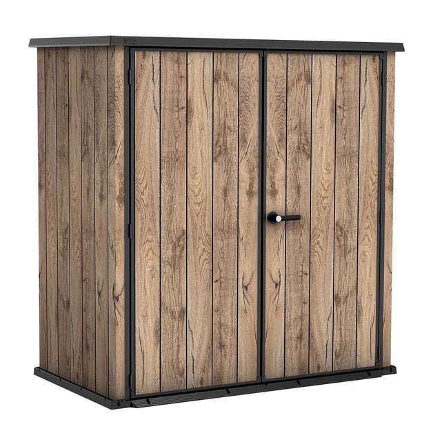 Keter Signature Collection Vertical XL Resin Outdoor Storage Shed