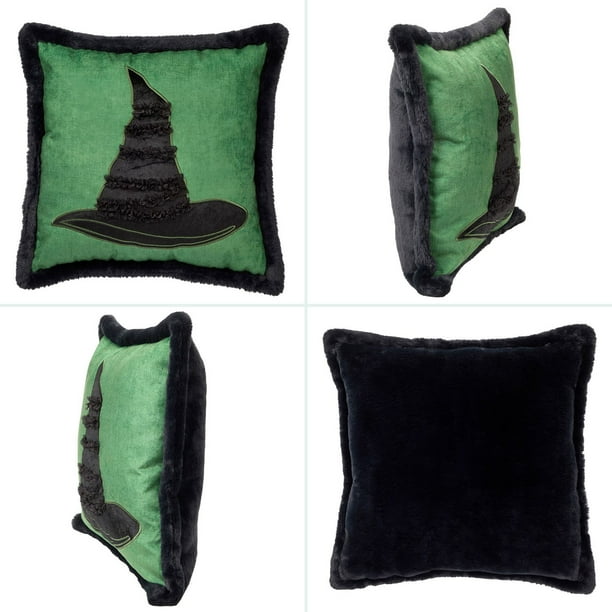 Wicked Faux Fur Decorative Pillow, 22
