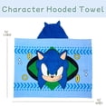 thumbnail image 6 of Kids Character 100% Cotton Hooded Towel With Hand Pockets, 6 of 9