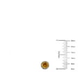 thumbnail image 3 of Round Cut Gemstone & 0.13 CT. T.W. Halo Diamond Stud Earrings in 14K Gold, 3 of 4