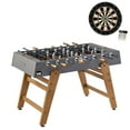 thumbnail image 1 of Hall of Games Kinwood 56" Foosball Table with Bonus Dartboard, 1 of 10