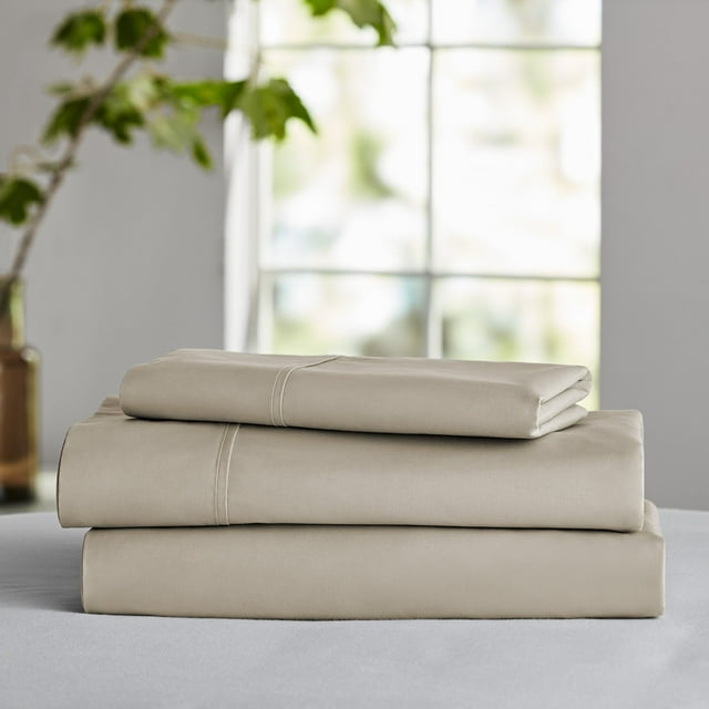 Member's Mark 400-Thread-Count Percale Cotton Sheet Set, Assorted Sizes