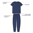 thumbnail image 10 of Dreammark Men's 2-Piece Jogger Pajama Set, 10 of 11