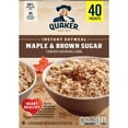 thumbnail image 5 of Quaker Instant Oatmeal, Maple Brown Sugar, 1.51 oz., 40 pk., 5 of 9