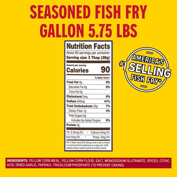 Louisiana Fish Fry Seasoned Fish Fry Seafood Breading Mix, 5.75 lbs. -  Samsclub.com