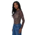 thumbnail image 3 of Edited by Remi Bader Women's Long Sleeve Mesh Top, 3 of 10