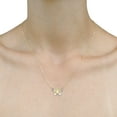 thumbnail image 4 of 14K Two Tone Gold Butterfly Necklace, 4 of 4