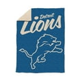 thumbnail image 1 of Logo Brands Detroit Lions Luxe Dreams Throw, 60" x 80", 1 of 6