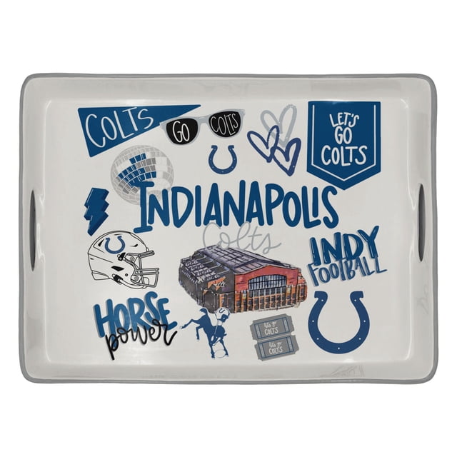 Indianapolis Colts Ceramic Serving Tray