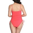 thumbnail image 2 of Loft Women's Shirred Side Tie One-Piece Swimsuit, 2 of 5