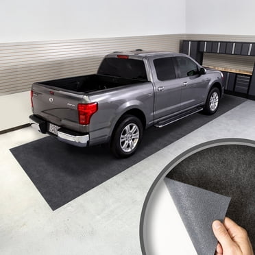 G-Floor® Drip & Dry Grey Absorbent Garage Floor Mat - 8'6" x 24'