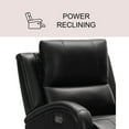 thumbnail image 3 of Serenity Power Recliner with Heat, Massage & Light, Black, 3 of 9