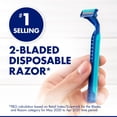 thumbnail image 8 of Gillette Sensor2 Plus Lubrastrip Pivoting Head Disposable Razors, 52 ct., 8 of 10