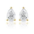 thumbnail image 1 of Lab Created 2.00 CT. T.W. Fancy Cut Diamond Stud Earrings in 18K Gold, 1 of 5