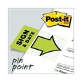 thumbnail image 3 of Post-it - Arrow Message 1" Flags - "Sign and Date" - Green - 2 50-Flag Dispensers/Pack, 3 of 9