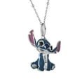 thumbnail image 5 of Lilo and Stitch Stud Earring and Pendant Necklaces Set in Sterling Silver, 5 of 12