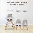 thumbnail image 4 of Evolur Multifunctional Zoodle High Chair, Choose Color, 4 of 13