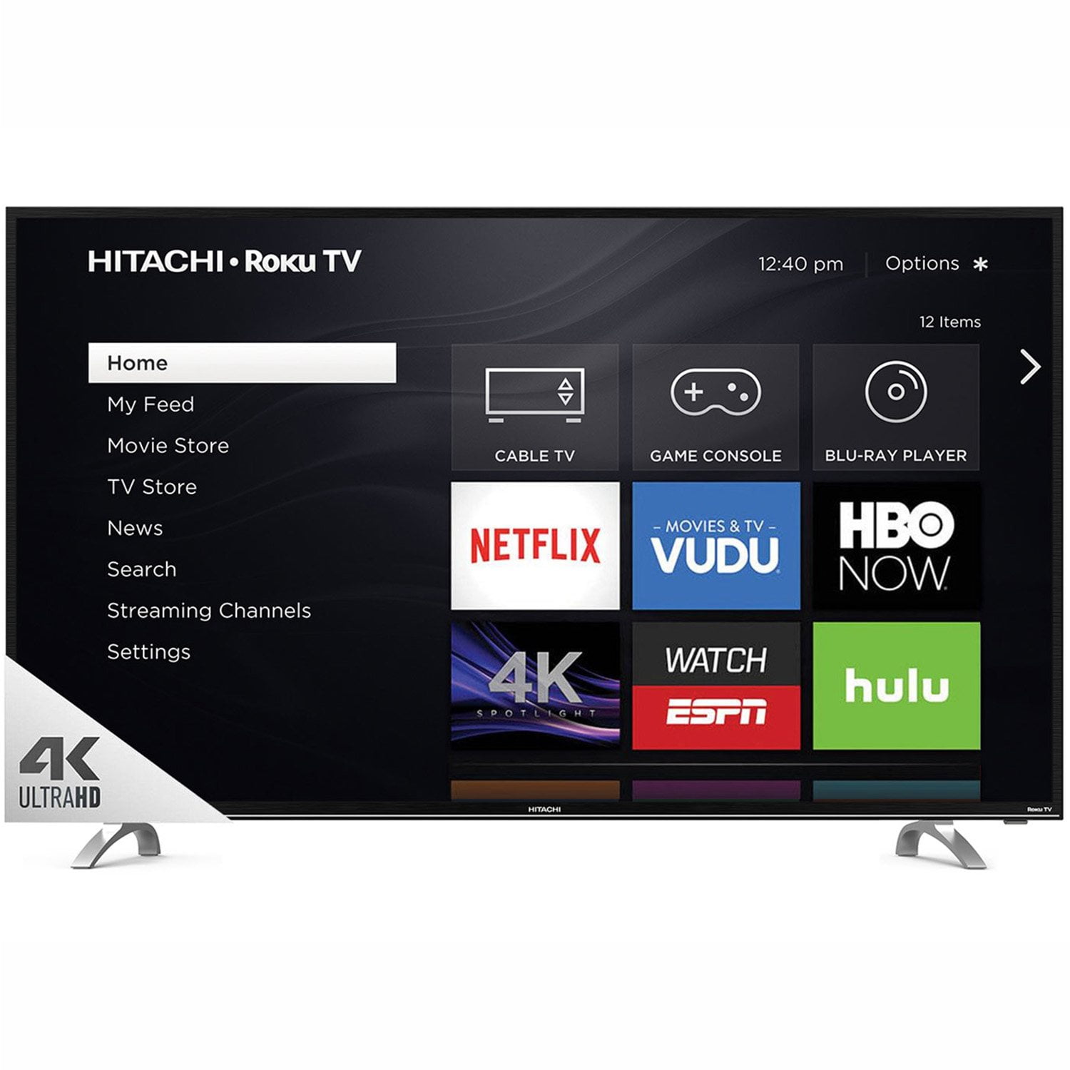 55型TV HITACHI 4K HDR Hitachi 55