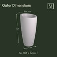 thumbnail image 4 of Mayne Modesto Tall Planter, Choose Size, 4 of 10