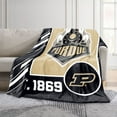 thumbnail image 2 of Logo Brands Purdue Boilermakers 60"x70" Super Plush Blanket, 2 of 6
