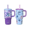 thumbnail image 1 of Zak Designs 16-oz Stainless Steel Double-Wall Tumbler for Kids with Straw, 2-Piece Set, 1 of 4