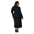 thumbnail image 4 of Edited by Hunter McGrady Women's Flare Midi Sweater Dress, 4 of 11