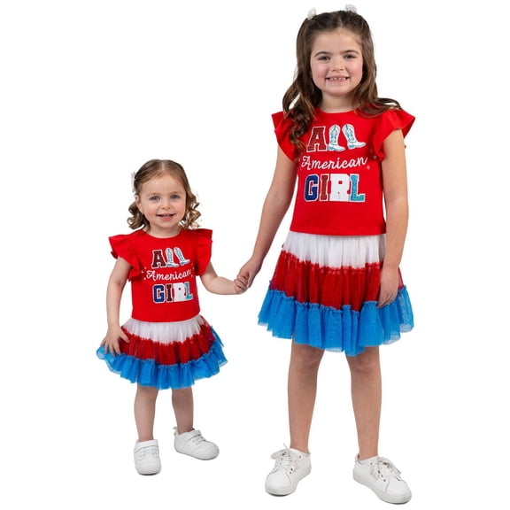 Counting Daisies Girls 2-Piece All American Tutu Set