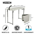 thumbnail image 2 of Lifetime 4-Foot Light Fold-In-Half Fillet Commercial Table, Almond, 2 of 14