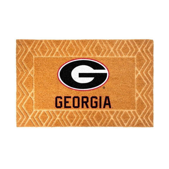 Logo Brands Georgia Bulldogs Coir Outdoor Mat