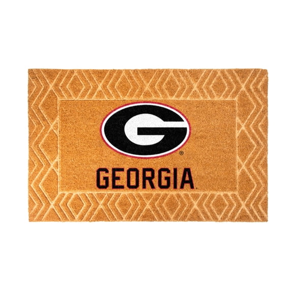 Logo Brands Georgia Bulldogs Coir Outdoor Mat