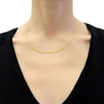 thumbnail image 4 of Diamond Cut Bismark Chain Necklace in 14K Gold, 4 of 6