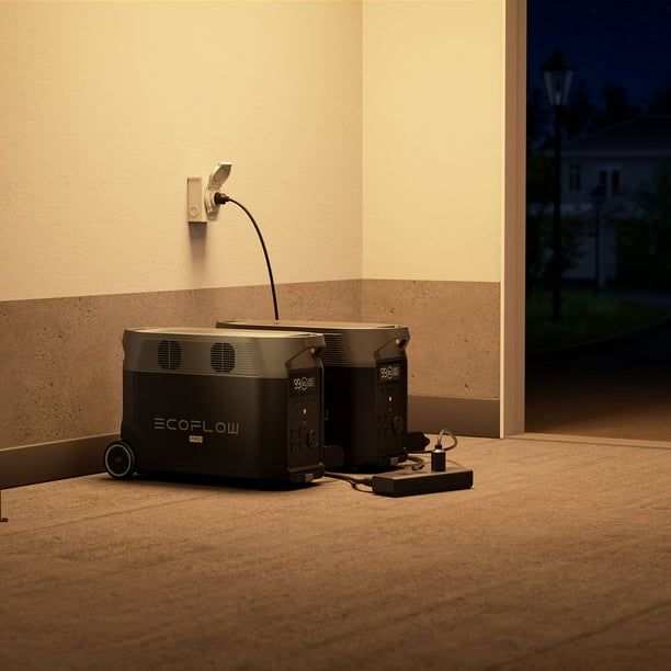7200 Watt EcoFlow Whole Home Backup Solution with 2 pcs DELTA Pros + Double  Voltage Hub - Samsclub.com