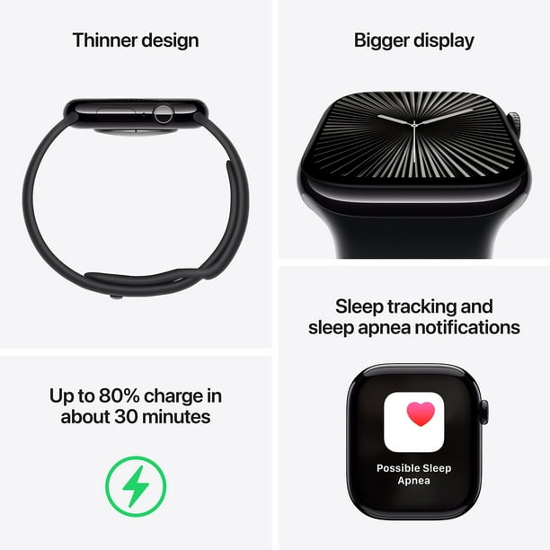 Apple Watch Series 10 GPS 46mm Aluminum Case and Size