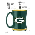 thumbnail image 3 of Logo Brands Green Bay Packers 14oz Relief Mug Set, 3 of 5
