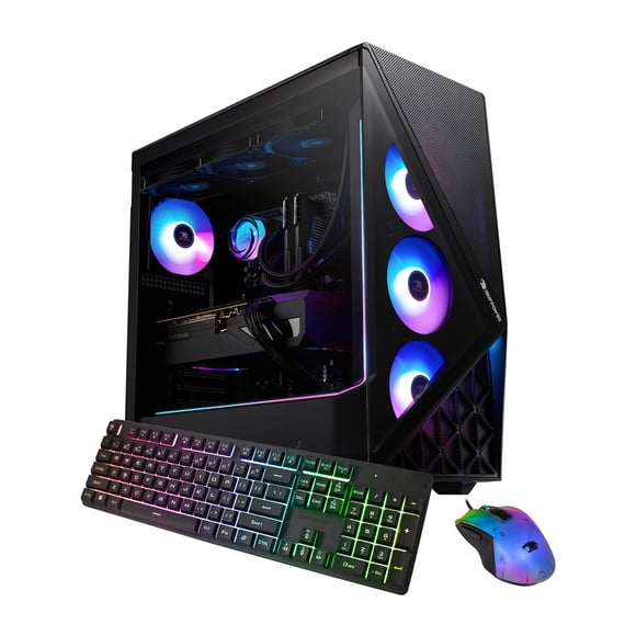 iBUYPOWER Slate Gaming PC Desktop - Intel Core Ultra 7 270K Plus, NVIDIA GeForce RTX 5070 12GB, 32GB DDR5 RAM, 1TB NVMe SSD