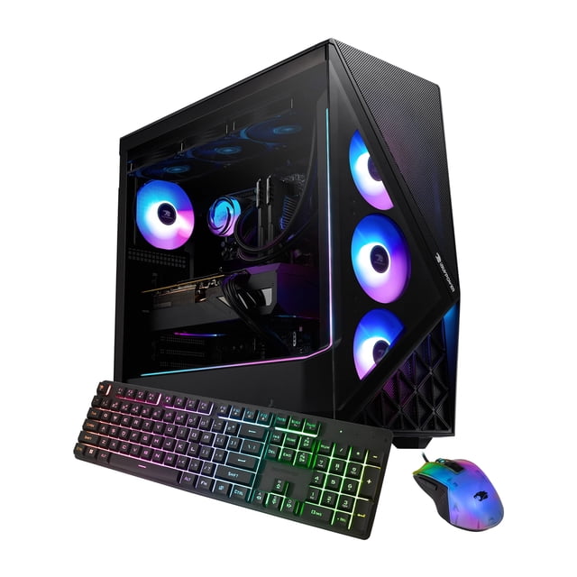 iBUYPOWER Slate Gaming PC Desktop - Intel Core Ultra 7 270K Plus, NVIDIA GeForce RTX 5070 12GB, 32GB DDR5 RAM, 1TB NVMe SSD