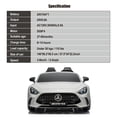 thumbnail image 8 of BRO Product Mercedes AMG GT63 24V Kids Ride-On with Remote Control, 8 of 8