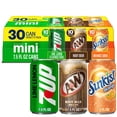 thumbnail image 1 of 7UP, A&W Root Beer and Sunkist Variety Pack 7.5 fl. oz., 30 pk., 1 of 10